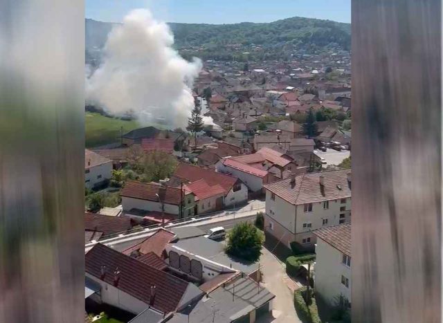 Incendiu în cartierul Vasia din Mediaș