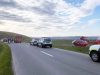 Motociclist (30) în stare de inconștiență după ce a lovit un parapet de beton