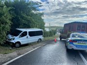 Accident pe DN 14 | 5 persoane din Târnava au fost rănite | Foto