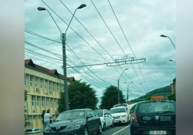 accident produs în Mediaș pe strada Cloșca