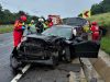 Autoaccident | Șofer rănit după ce a ieșit cu mașina în afara părții carosabile | Foto