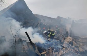 Incendiu | O șură a ars complet, iar mai multe animale și-au pierdut viața | Foto