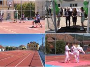 Teren de sport multifuncțional inaugurat oficial la Liceul Teoretic Axente Sever | VIDEO