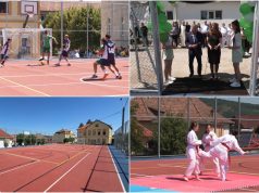 Teren de sport multifuncțional inaugurat oficial la Liceul Teoretic Axente Sever | VIDEO