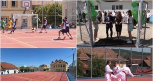 Teren de sport multifuncțional inaugurat oficial la Liceul Teoretic Axente Sever | VIDEO